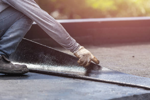 Professional Waterproofing technician working in Kintnersville, PA